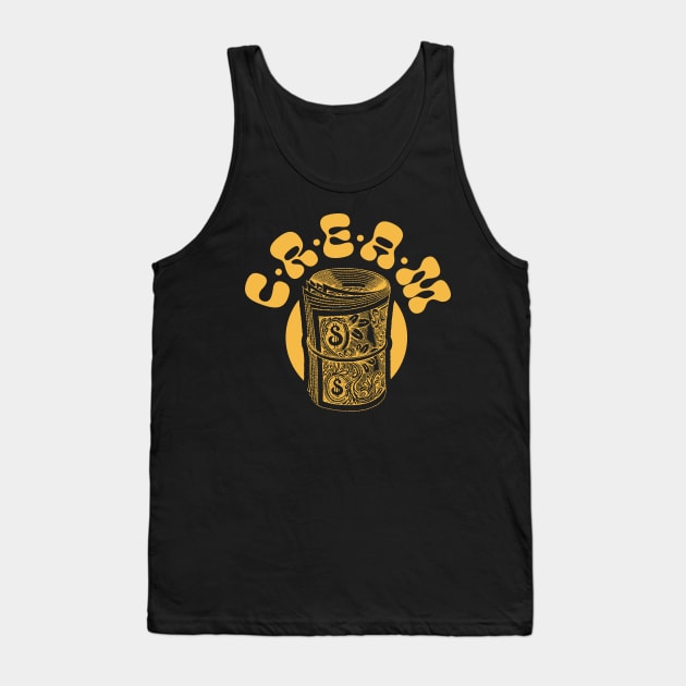 C.R.E.A.M. - Yellow Tank Top by sombreroinc